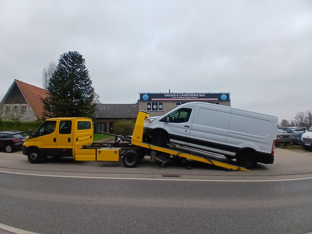 Faster Abschleppdienst Einsatz vor Ort