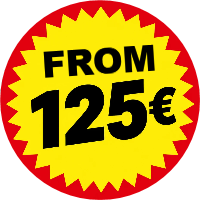 From 125 euros